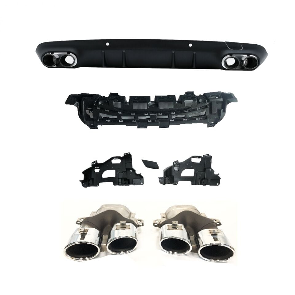 W257 DİFÜZÖR+EGSOZ CLS53 AMG KROM EGSOZ