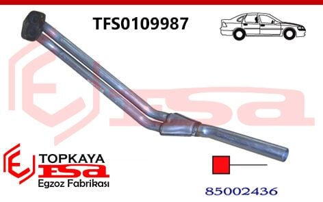 Fiat / Tofaş Murat 124 Serçe Ön Boru 1984 > 1990