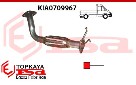 Kia Bongo K-2500 Tcı Ön Boru Sprialli 2005 > …