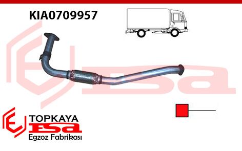 Kia Bongo 2.7 Ön Boru Spiral Yeni Model