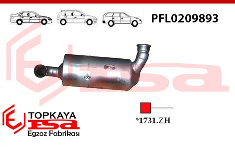 Peugeot 307 Partikül Filtresi 2003 > ...