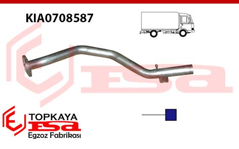 Kia Bongo 2.7 Çıkış Borusu 2001 >..