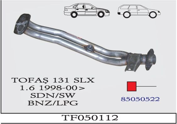 Tofaş / Fiat Slx Ön Boru Enjeksiyonlu 1998 > 2000