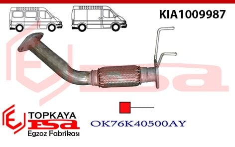 Kia Pregıo 3.0 Mınibüs Ön Boru Spiralli 2001 > ...