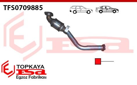 Tofaş / Fiat 131 Slx İE Katalitik Konverter Euro 2 1998 > 2000