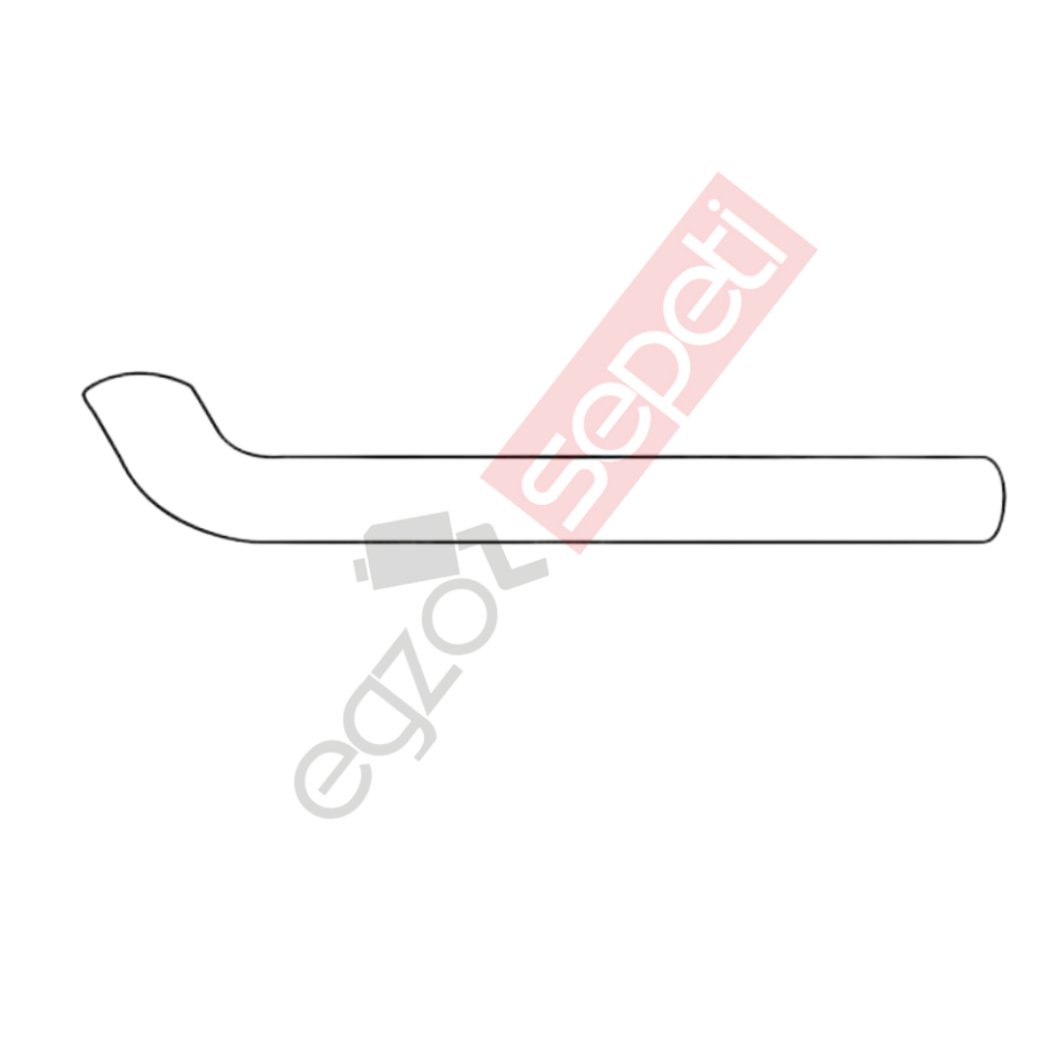 Volvo FL Boru, Egzoz Çıkış, E1, 1608386 Volvo FL Ø114,3 Alusi,