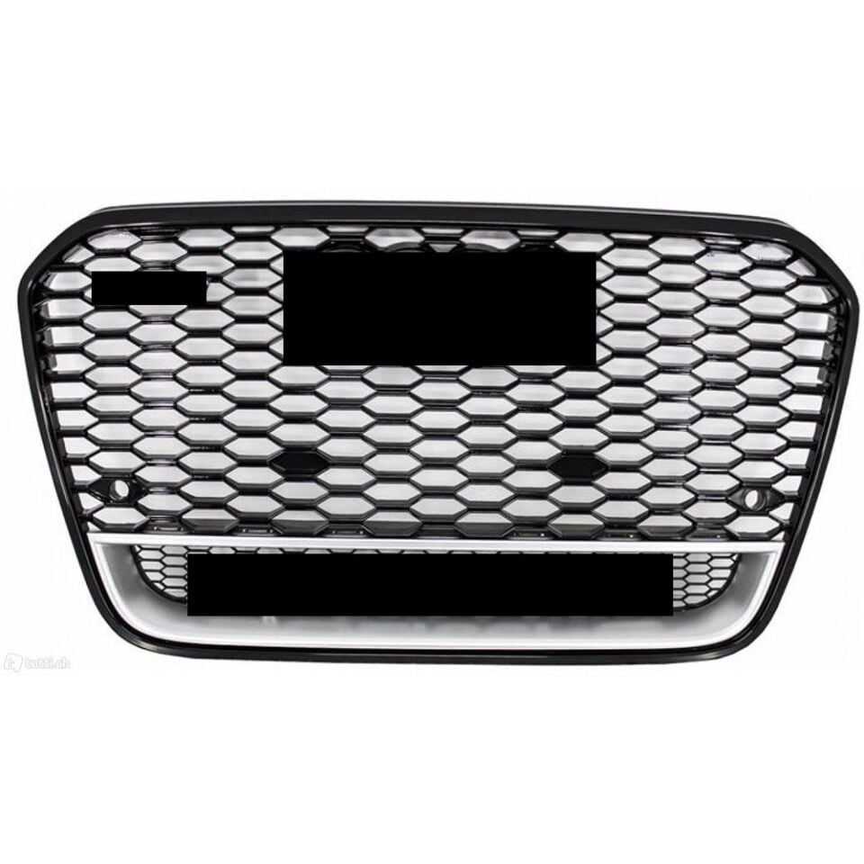 A6 RS6 PANJUR QUATTRO YAZILI KROM/SİYAH RS 14-18