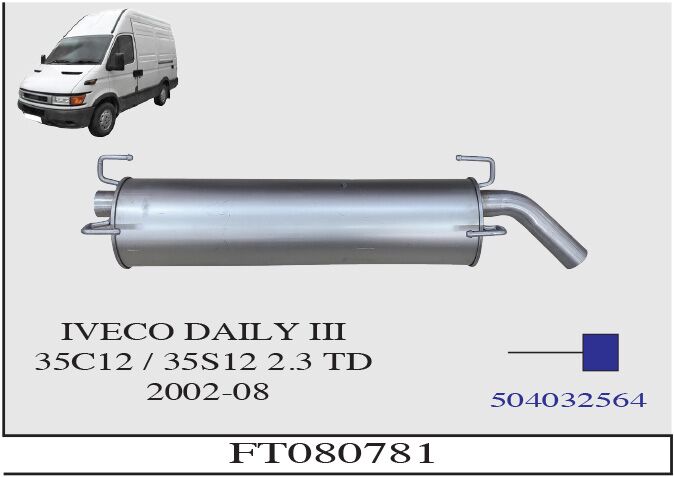 Fiat Iveco Daily (3) 35C12/35S12 2.3 Td 16V Arka Sust. 2002-08