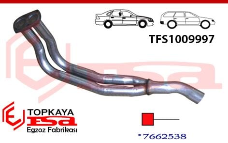 Fiat Tempra 2000 İe Ön Boru 1990 > 1997