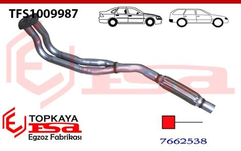 Fiat Tempra 2.0 İe Ön Boru Spiralli 1990 > 1997