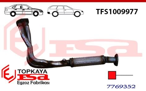 Fiat Tempra 1.6 İe Ön Boru Spiralli 1992 > 1996