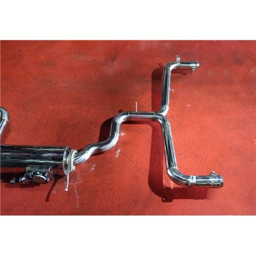 Alfa Romeo Benzinli Krom Flanşlı Varex 60 mm Krom Borularla Krom Kit - Egzoz Uçları Dahil Degildir.
