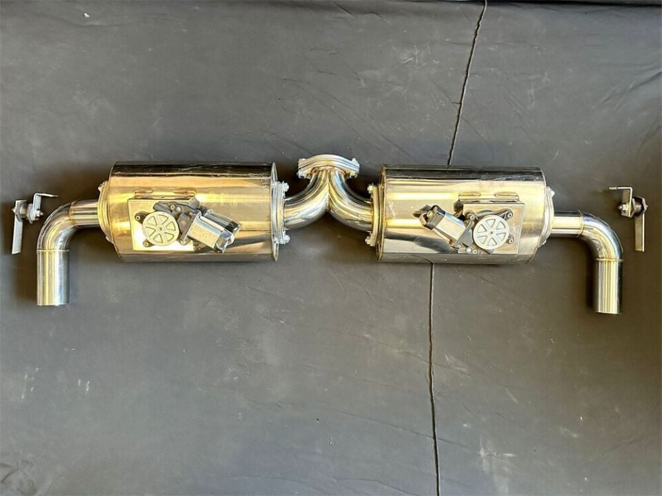 Bmw G22 Arka Sag Ve Sol Krom Flanşlı Aktif Çift Yassı Varex Son ve Orta İptal İşlemi