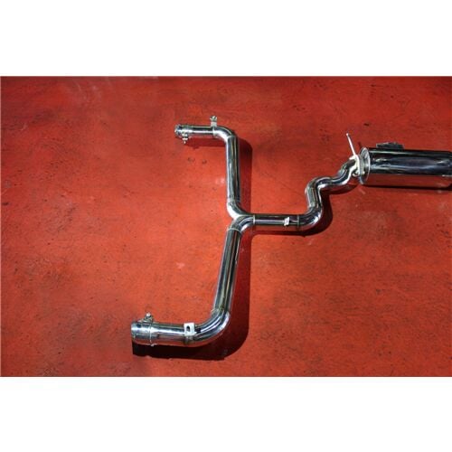 Alfa Romeo Benzinli Krom Flanşlı Varex 60 mm Krom Borularla Krom Kit - Egzoz Uçları Dahil Degildir.