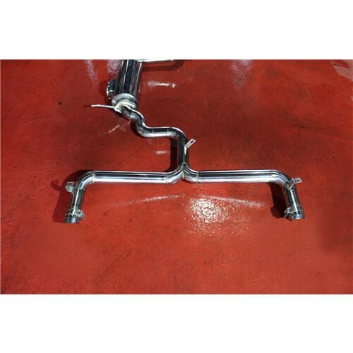 Alfa Romeo Benzinli Krom Flanşlı Varex 60 mm Krom Borularla Krom Kit - Egzoz Uçları Dahil Degildir.