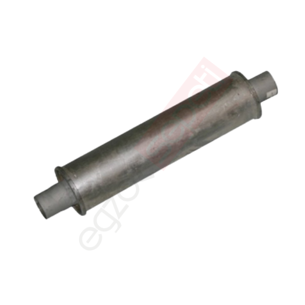 Katalitik Konverter Yerine Tüp Susturucu Üniversal Yuvarlak Ф57 X 450 Mm