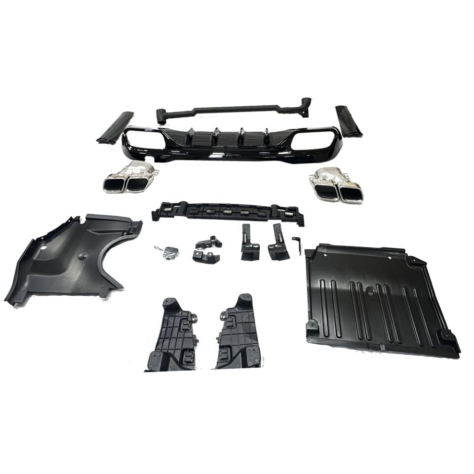 W206 DİFÜZÖR C63 + EGSOZ UCU C63 SİLVER