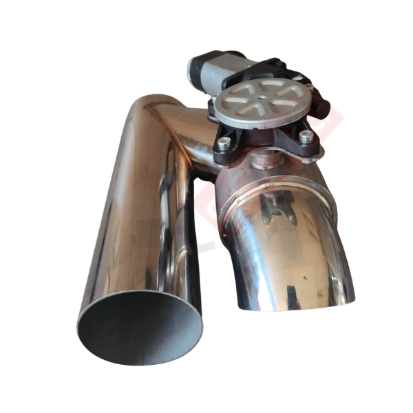 Cutout Kumandalı Egzoz Ortadan 76 mm