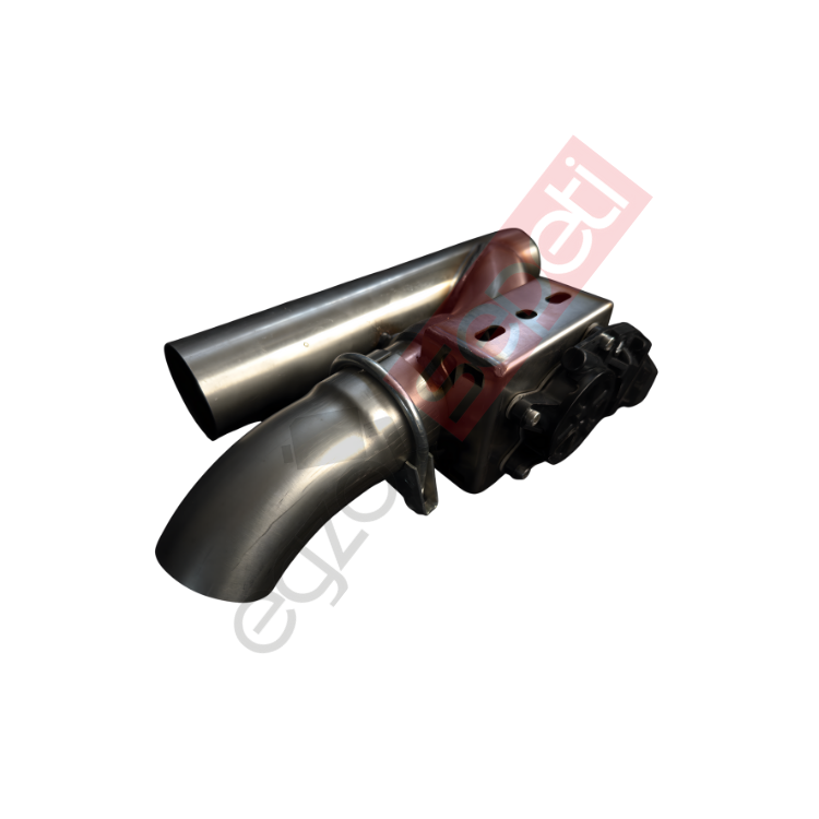 Kumandalı Egzoz Ortadan 76 mm.