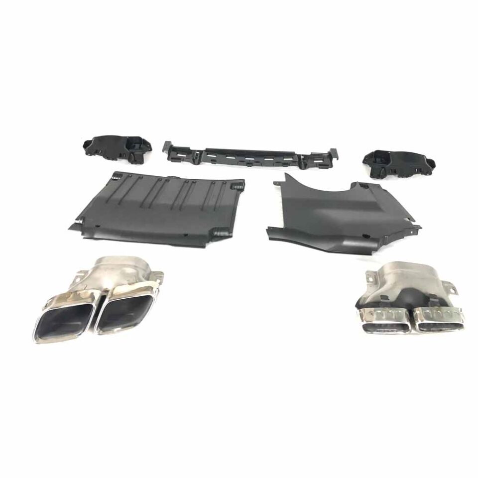 W206 DİFÜZÖR C63 + EGSOZ UCU C63 SİLVER