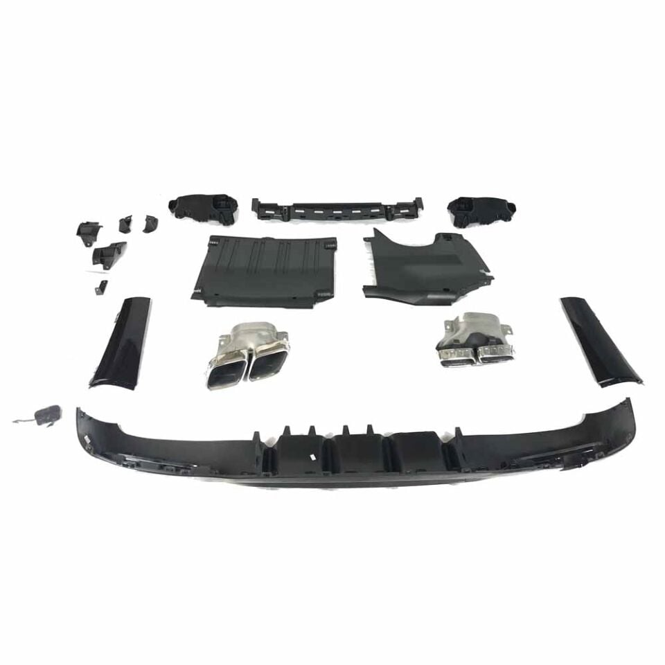 W206 DİFÜZÖR C63 + EGSOZ UCU C63 SİLVER