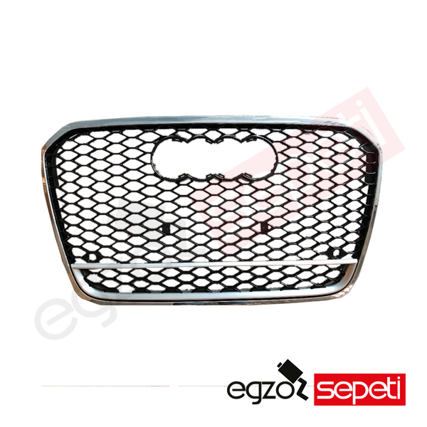 Audi A6 RS6 Panjur Gri Çerçeveli Krom/Siyah 2011-2014