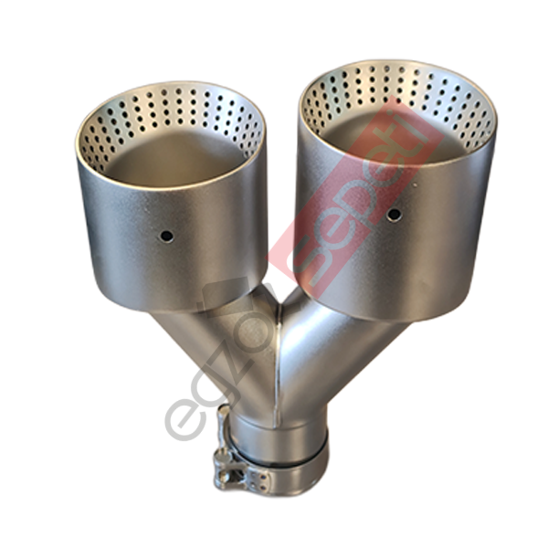 Akrapoviç Egzoz Ucu 100 MM Krom Çiftli Sol Taraf İthal Ürün