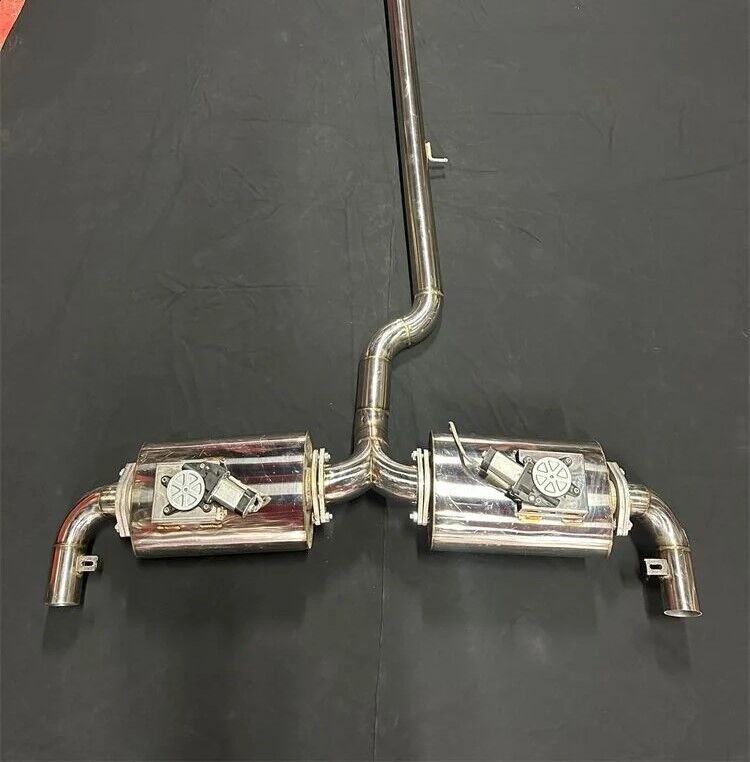 Bmw G23 70 mm Krom Borular ve Krom Flanşlı Çift Yassı Varex Son ve Orta İptal İşlemi