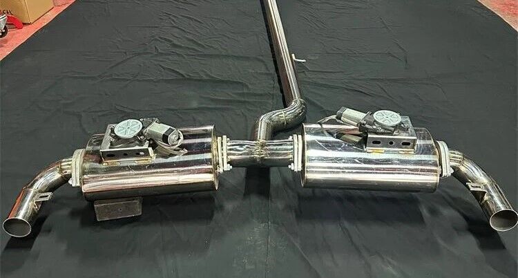 Bmw G23 70 mm Krom Borular ve Krom Flanşlı Çift Yassı Varex Son ve Orta İptal İşlemi