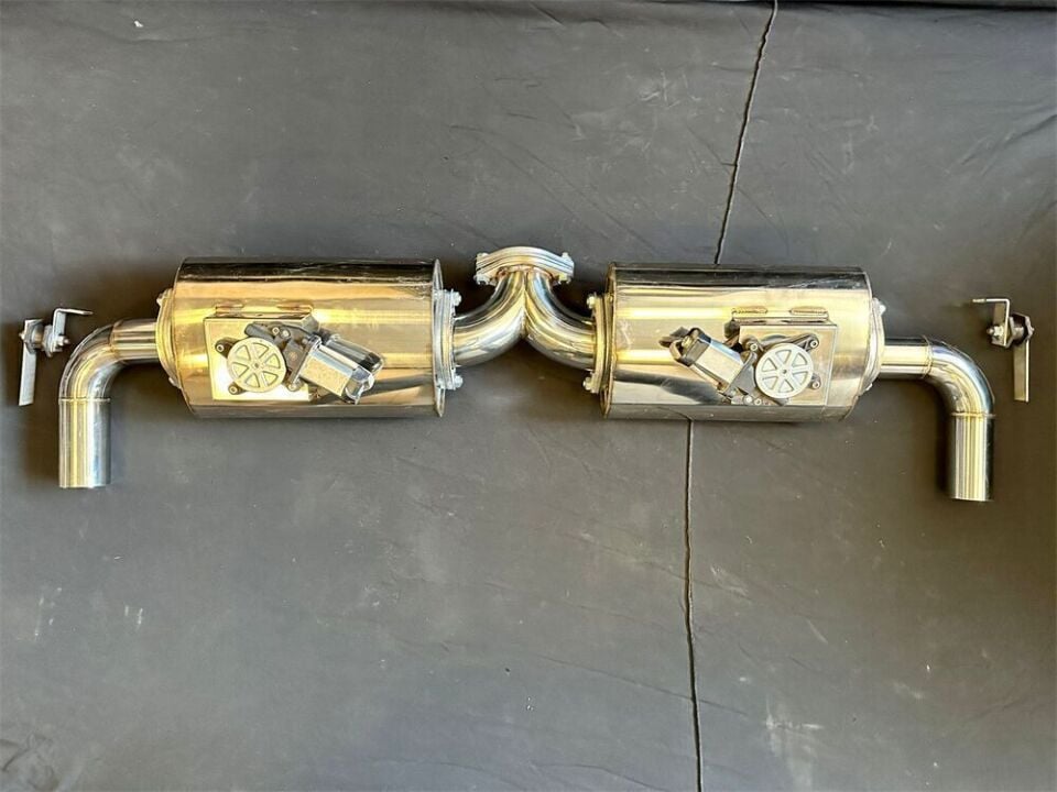 Bmw G30 Arka Sag Ve Sol Krom Flanşlı Aktif Çift Yassı Varex Son ve Orta İptal İşlemi