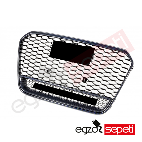 Audi A6 RS6 Panjur Quattro Yazılı Carbon Görünüm 2011-2014