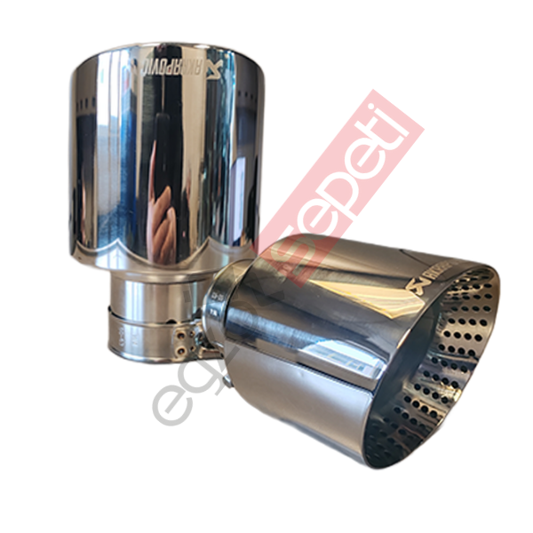 Akrapoviç Krom Egzoz Ucu 114 MM Sağ Ve Sol Takım Parlak Krom İthal Ürün