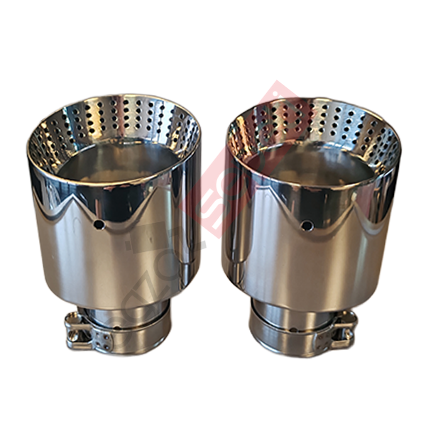 Akrapoviç Krom Egzoz Ucu 114 MM Sağ Ve Sol Takım Parlak Krom İthal Ürün