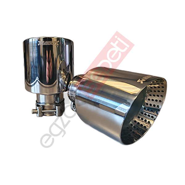 Akrapoviç Krom Egzoz Ucu 114 MM Sağ Ve Sol Takım Parlak Krom İthal Ürün