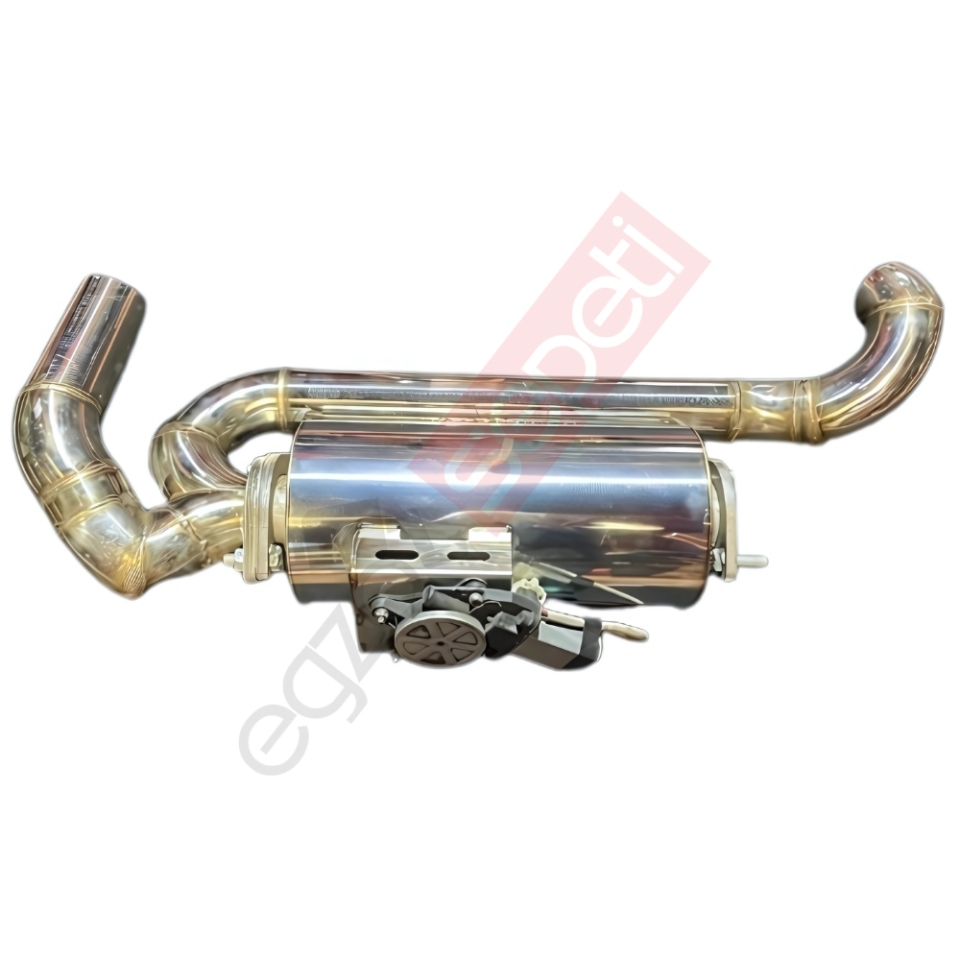 CFmoto Zforce 1000 Arka Sag Ve Sol Krom Flanşlı Varex Krom Borular