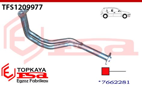 Fiat Uno 60 Sx 1.1 Ön Boru 1989 > 1992