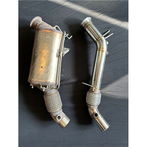 Bmw X1 2.0 Dizel Downpipe Spiralli