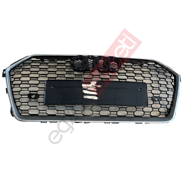 Audi A4 ÖN TAMPON SETİ RS 2016-2019 MAT GRİ/SİYAH PANJUR