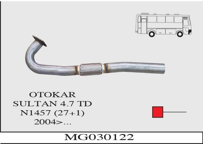 Otokar Sultan N1457 27+1 4.7 Td Ön Ara Boru Spr. 2004>...