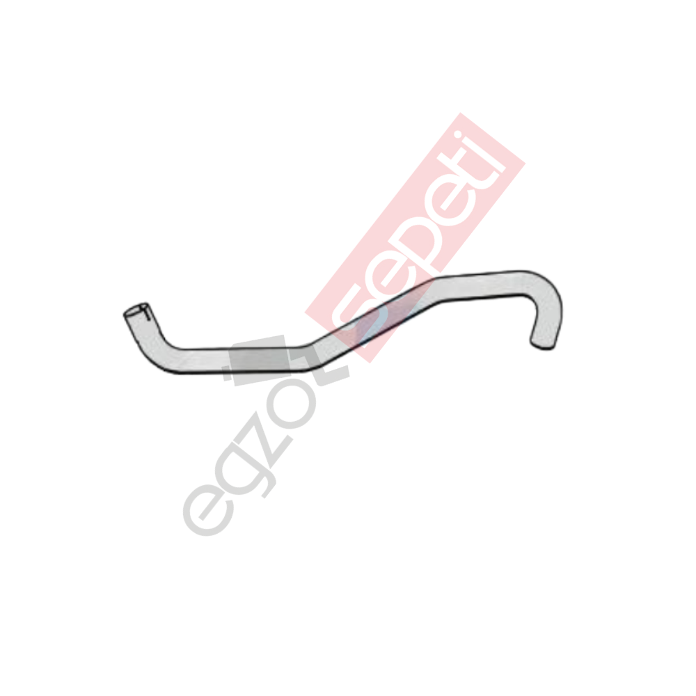 Mercedes Atego Boru, Egzoz Çıkış, E3, 9704920004 Mercedes Atego Ø76,2 Alusi,