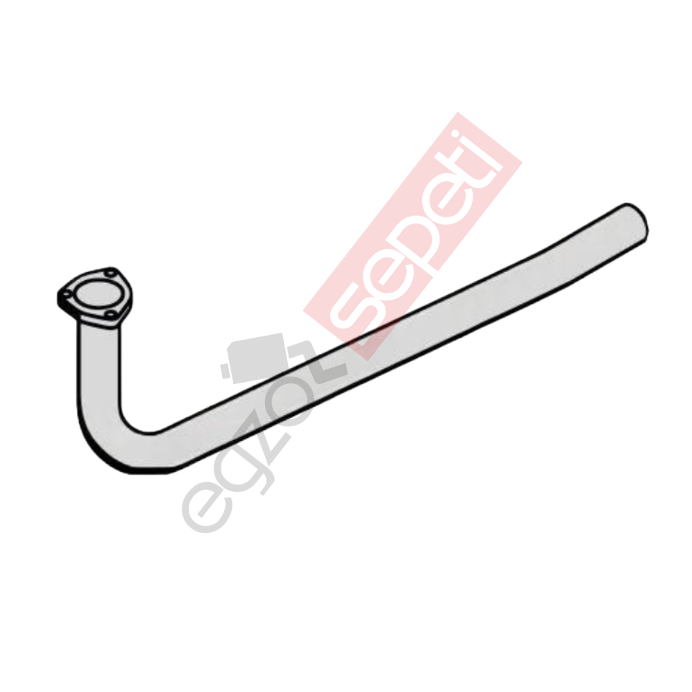 Man 26.230 Boru, Egzoz Ön, E1, 81152045618 Man 26.230 Ø80 Alusi,