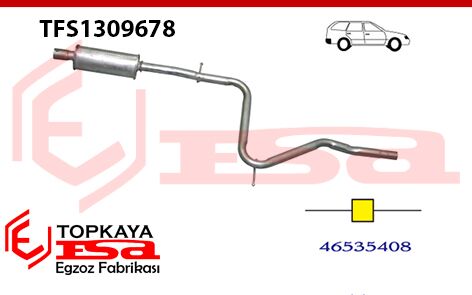 Fiat Palio / Weekend 1.2 / 1.4 Orta Susturucu Borulu Üçgen 1997 > 2001