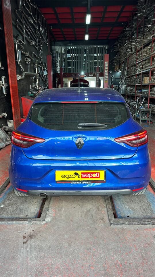 Renault Clio 5 Krom Borular Ve Krom Flanşlı Varex - Gizli Sistem