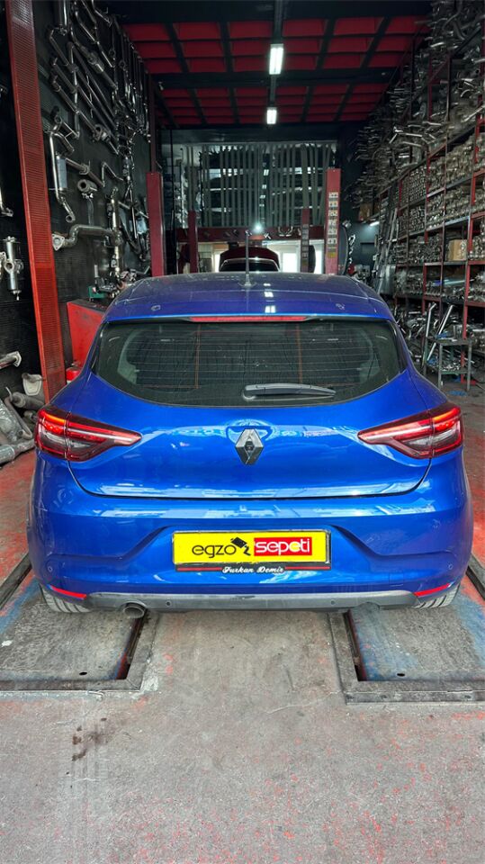 Renault Clio 5 Krom Borular Ve Krom Flanşlı Varex - Gizli Sistem