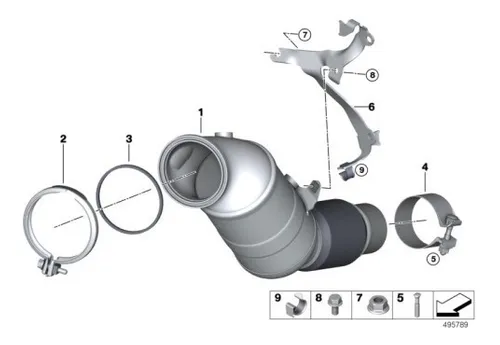 Bmw G22 M440İ Downpipe Spiralli Xdrive B58 2019