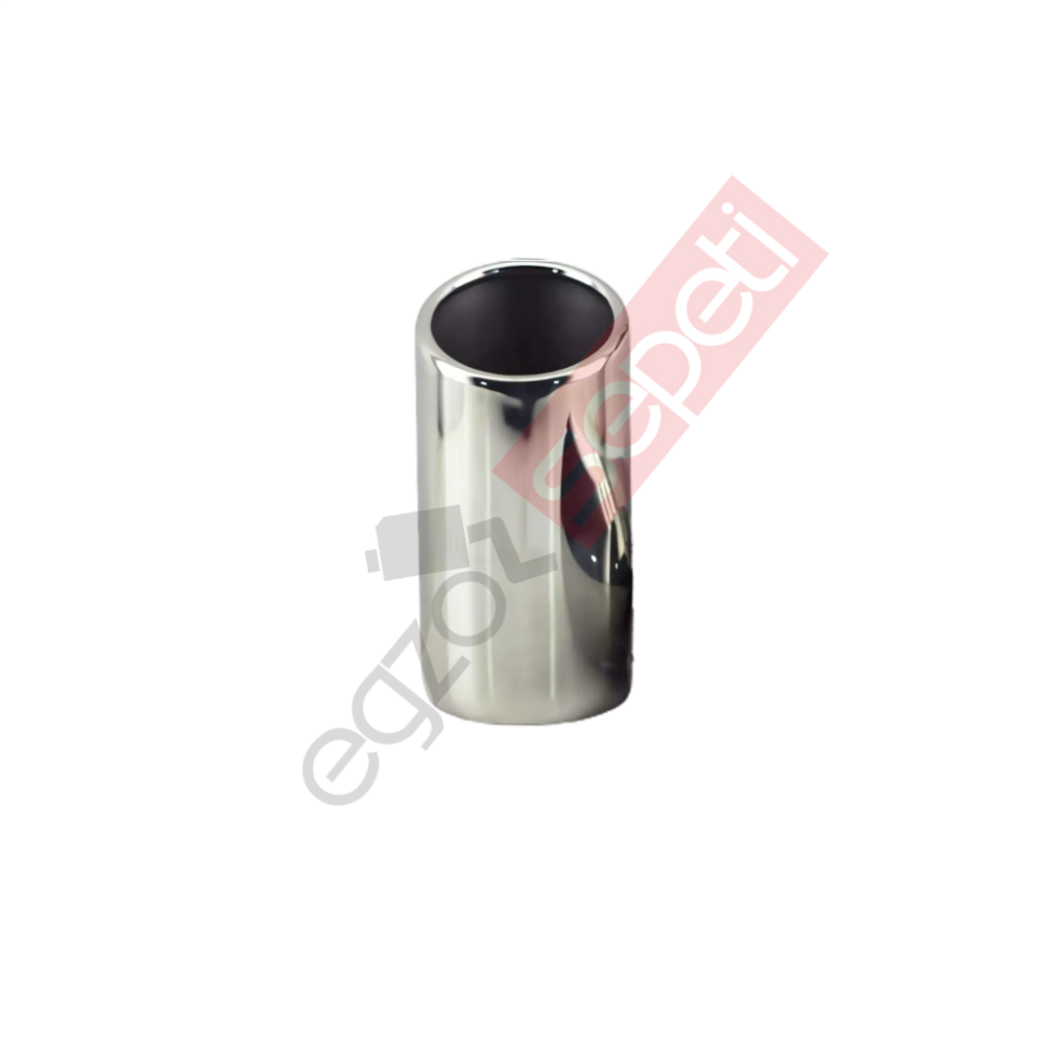 Krom Egzoz Ucu 304 Kalite Yuvarlak Çap Ölçüsü 7X15 Cm