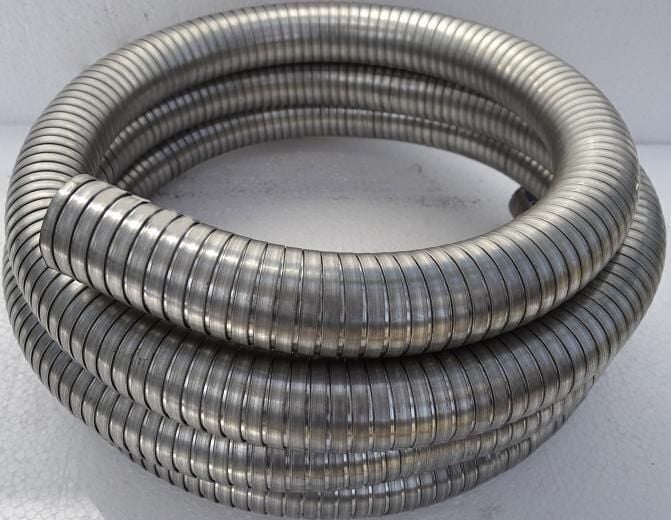 76 MM SPİRAL BORU 1 METRE PASLANMAZ İNOX