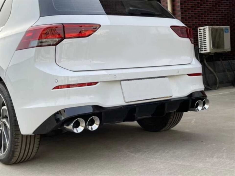VW Golf 8,5 İçin Uyumlu R Difüzör (Pıano Black)