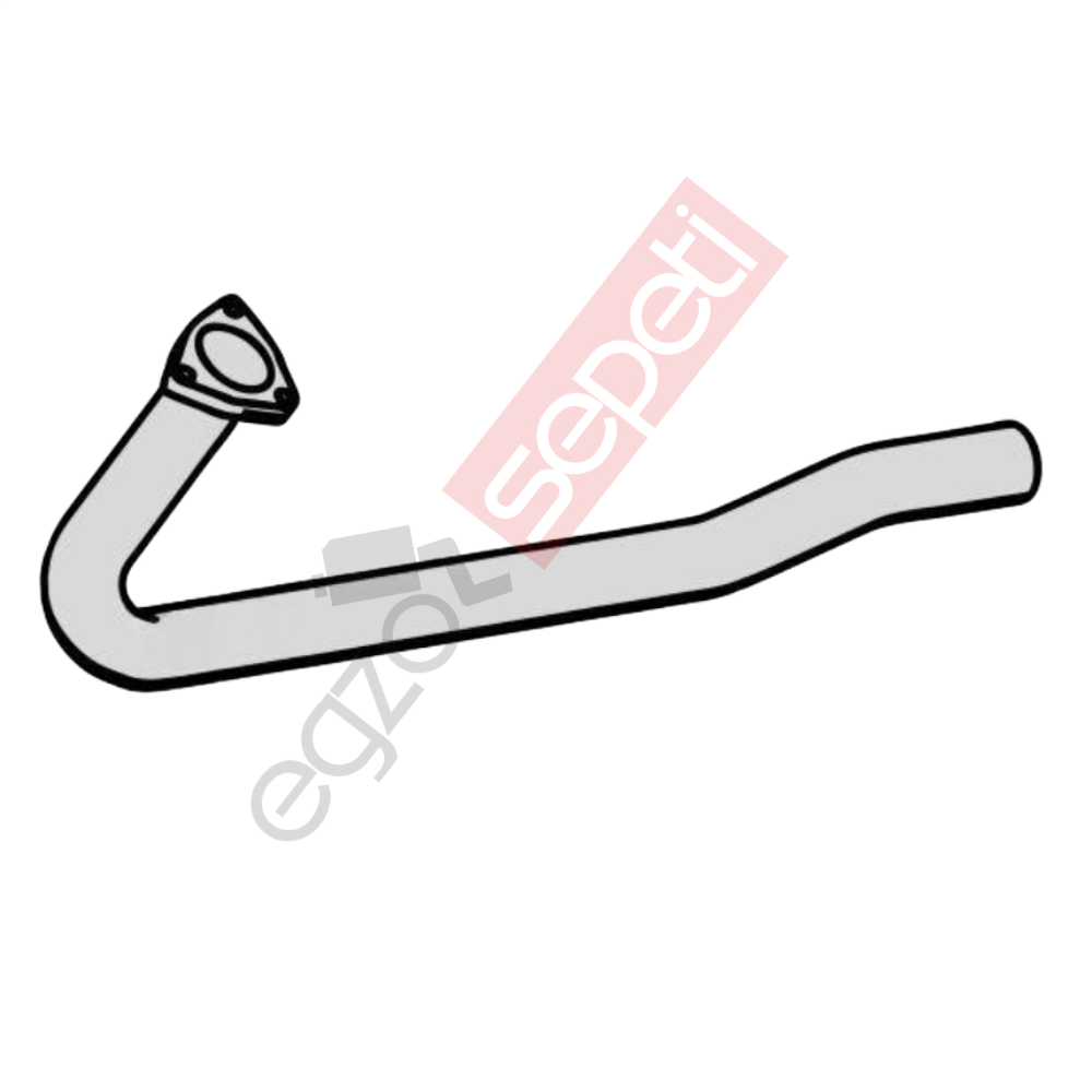 Man F2000 Boru, Egzoz Ön, E2, 81152045818 Man L2000 Ø63,5 Alusi,