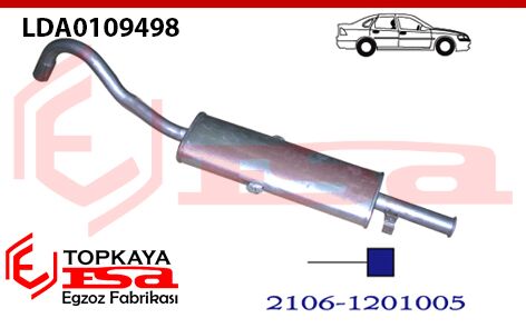 Lada (2105) 124 Tipi 1500 Arka  Boru 1980-90